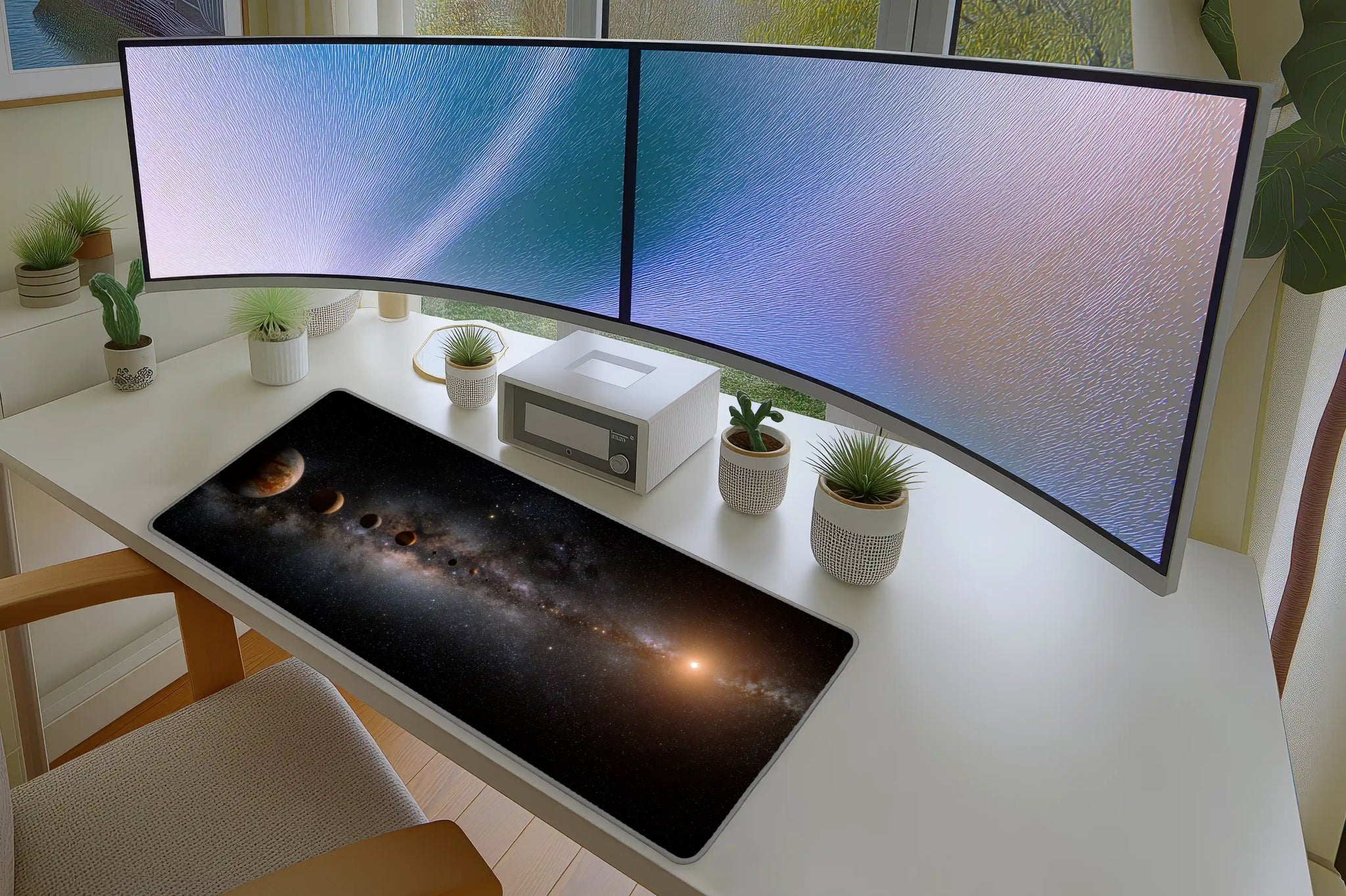 Solar System Mousepad – Planetary Orbit Space Desk Mat