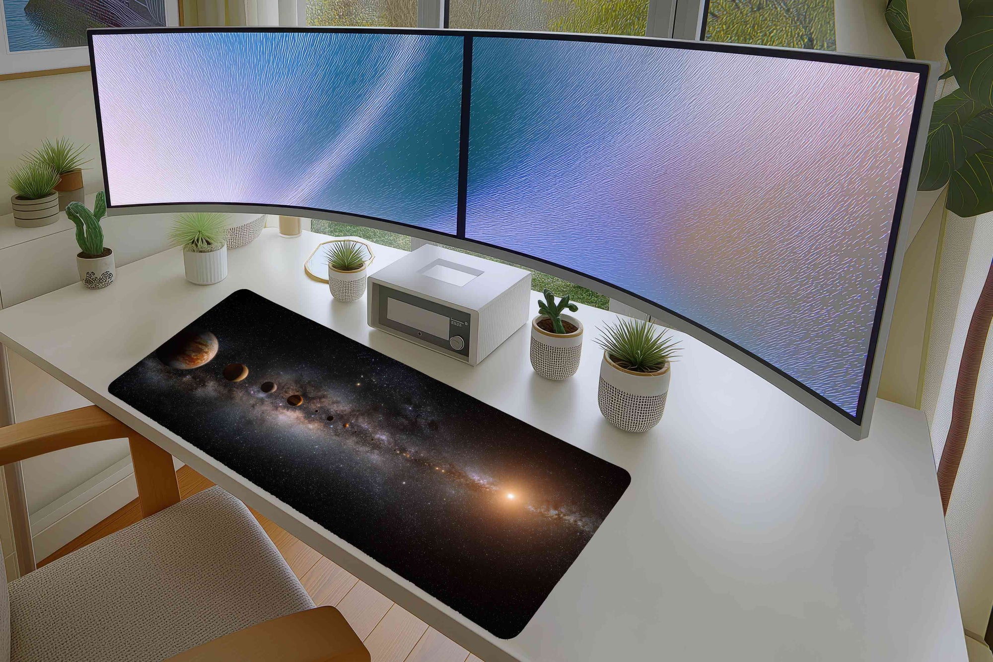Solar System Mousepad – Planetary Orbit Space Desk Mat