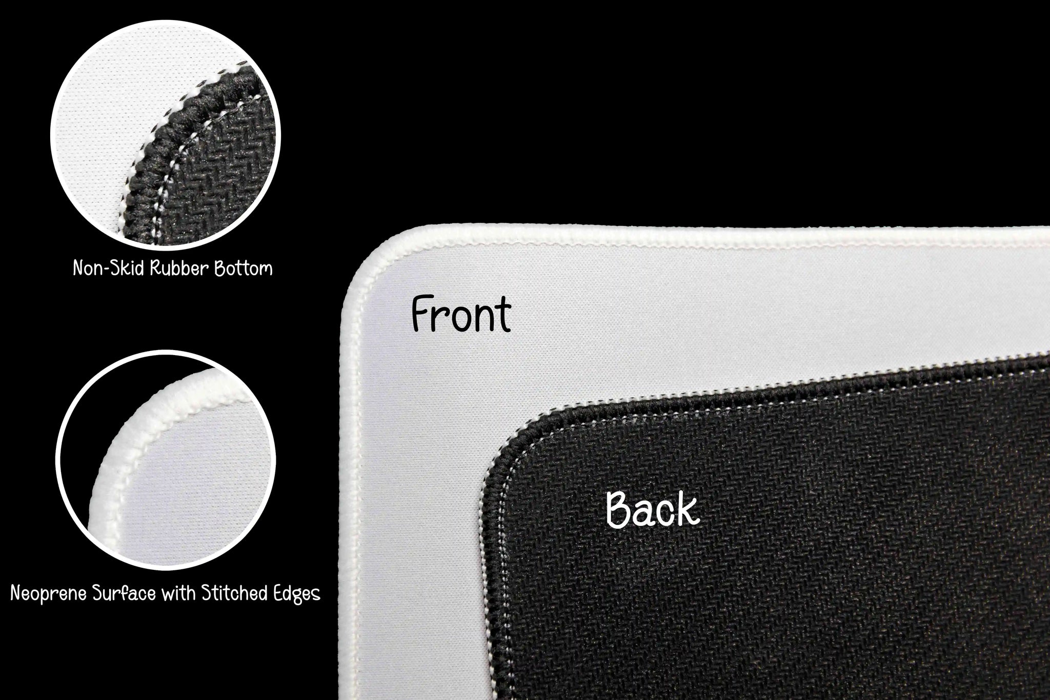 Luxury Black Sports Car Mousepad – Sleek Gaming Mat