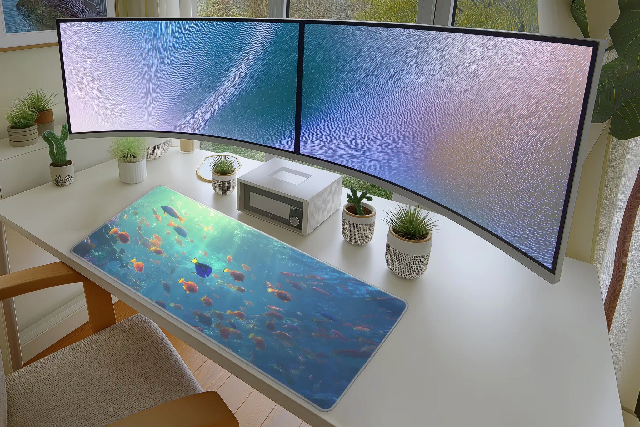 Tropical Fish Underwater Mousepad – Vibrant Ocean Scene Art