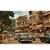 Vintage Indian Street Scene Mousepad