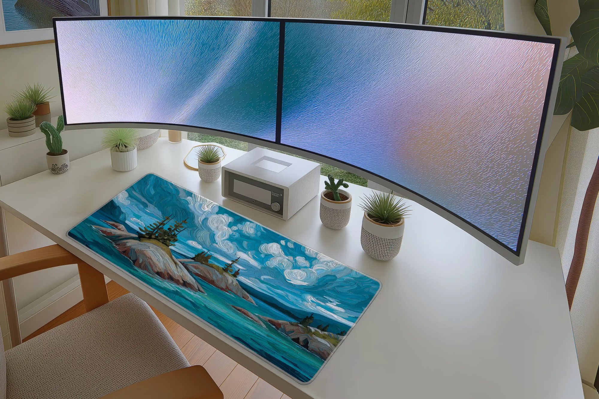 Group of Seven Inspired Island Landscape Mousepad