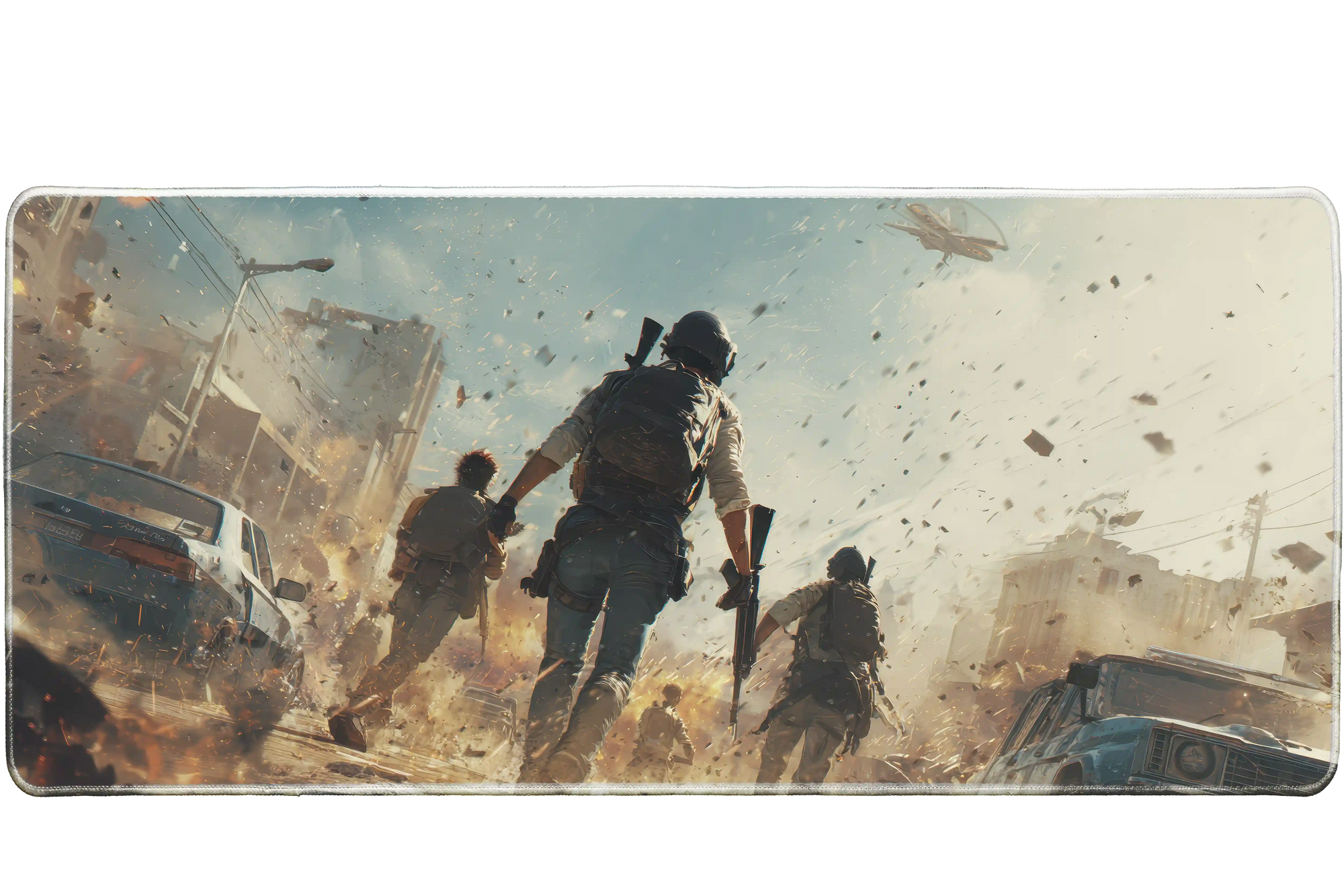 Gaming 90x40cm custom mouse pad, stitched edge – Print My Pad