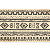 Afrohemian Mudcloth desk mat artwork in a wide product view