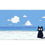 Anime 90x40cm custom desk mat, stitched edge – Print My Pad