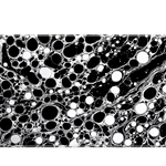 Pattern 36x16in custom desk mat, stitched edge – Print My Pad