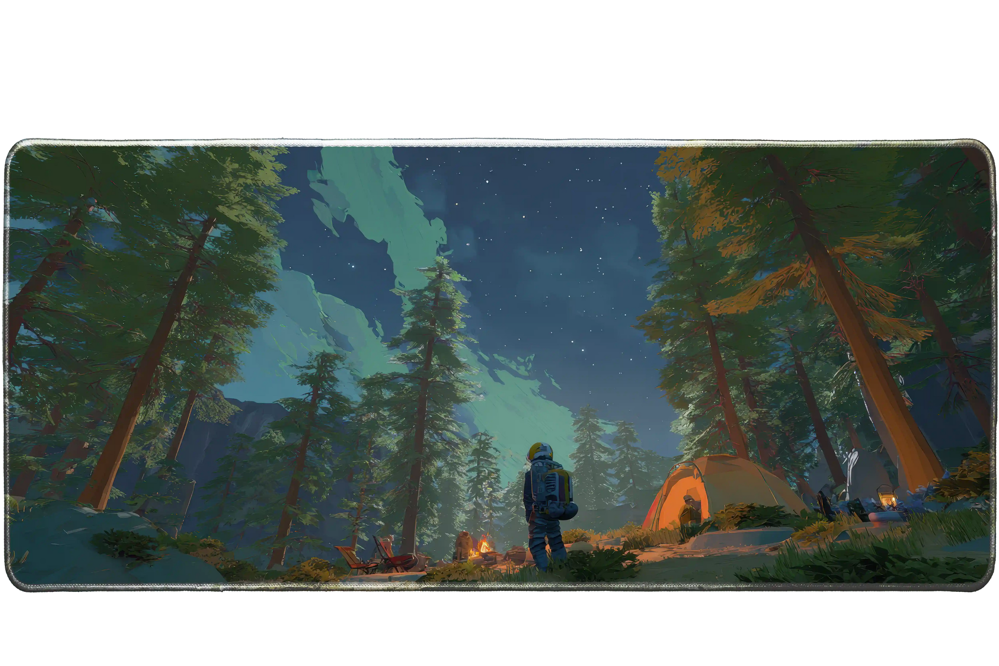 Fantasy 90x40cm custom desk mat, stitched edge design – PrintMyPad