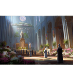 Fantasy 36x16in custom desk mat, stitched edge surface – PrintMyPad