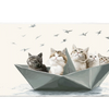 Animals 90x40cm custom desk mat, washable surface – Print My Pad