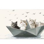 Animals 90x40cm custom desk mat, washable surface – Print My Pad