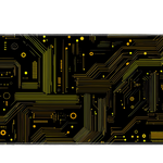 Abstract 900x400mm custom desk mat, non-slip rubber – Print My Pad