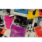 Abstract 90x40cm custom desk mat, non-slip rubber base – Print My Pad