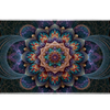 Pattern 36x16in custom desk pad, stitched edge – Print My Pad