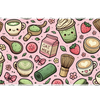 Pink Matcha Cafe – Kawaii Tea desk mat and mouse pad by PrintMyPad
