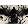 Dark Angel Ink Art desk mat artwork in a wide product view