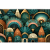 Pattern 36x16in custom desk mat, non-slip rubber – Print My Pad