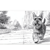 Animals 36x16in custom mouse pad, stitched edge – PrintMyPad