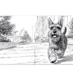 Animals 36x16in custom mouse pad, stitched edge – PrintMyPad