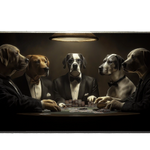 Animals 36x16in custom desk mat, non-slip rubber base – Print My Pad