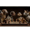 Animals 90x40cm custom desk mat, stitched edge – PrintMyPad