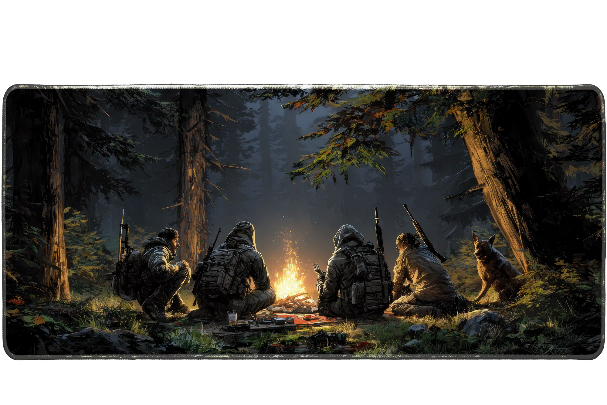 Gaming 90x40cm custom desk mat, non-slip rubber base – PrintMyPad