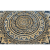 Mandala Pattern – Gold & Black Boho Desk Decor desk mat and mouse pad by PrintMyPad