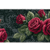 Dark Red Rose – Gothic Lace desk mat and mouse pad by PrintMyPad