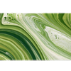 Green Matcha Swirl – Abstract desk mat and mouse pad by PrintMyPad