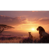 Animals 90x40cm custom desk mat, washable surface – PrintMyPad
