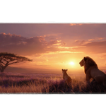 Animals 90x40cm custom desk mat, washable surface – PrintMyPad