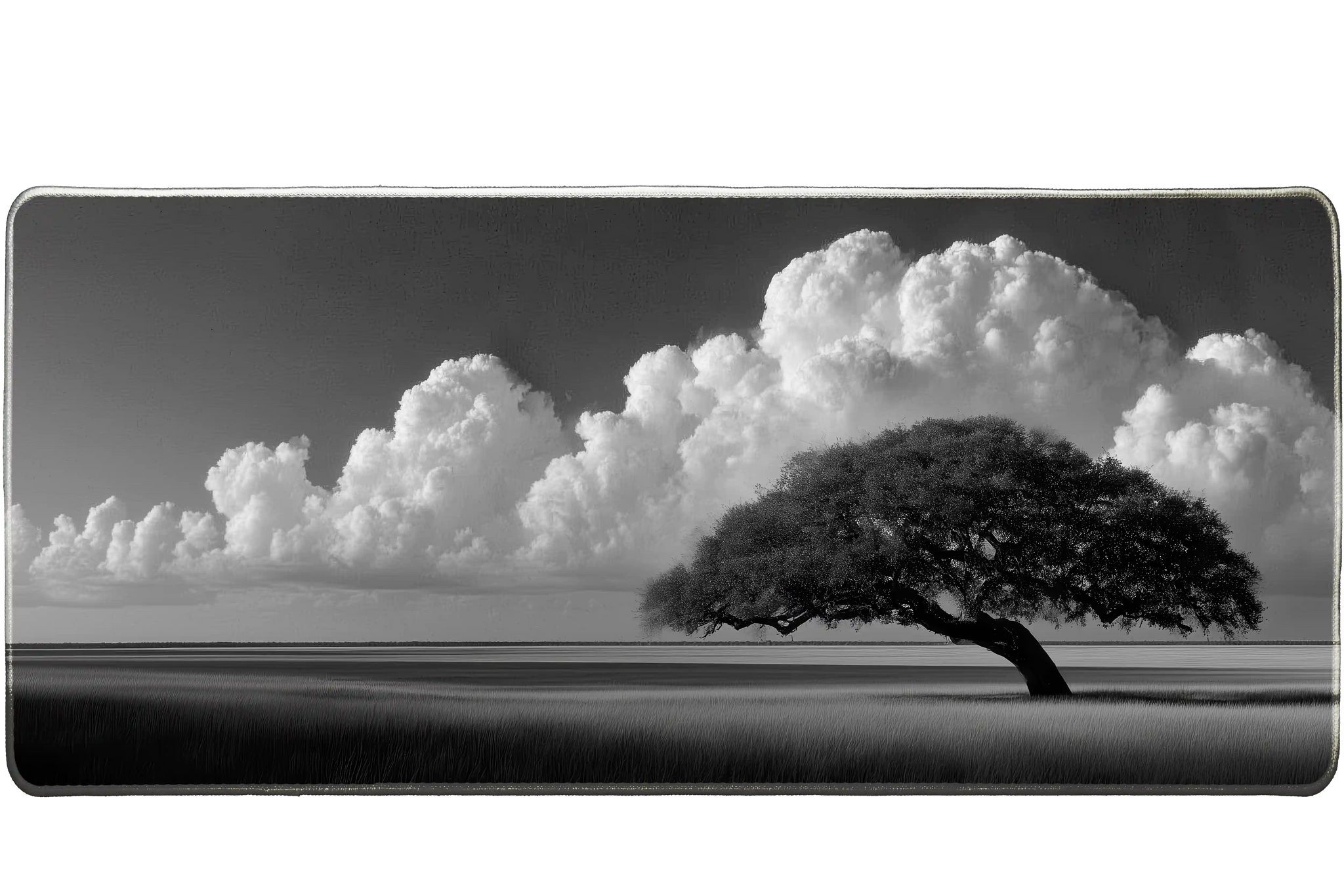 Landscape 90x40cm custom desk mat, non-slip rubber – Print My Pad