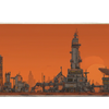 Sci-fi 90x40cm custom desk mat with stitched edge – PrintMyPad