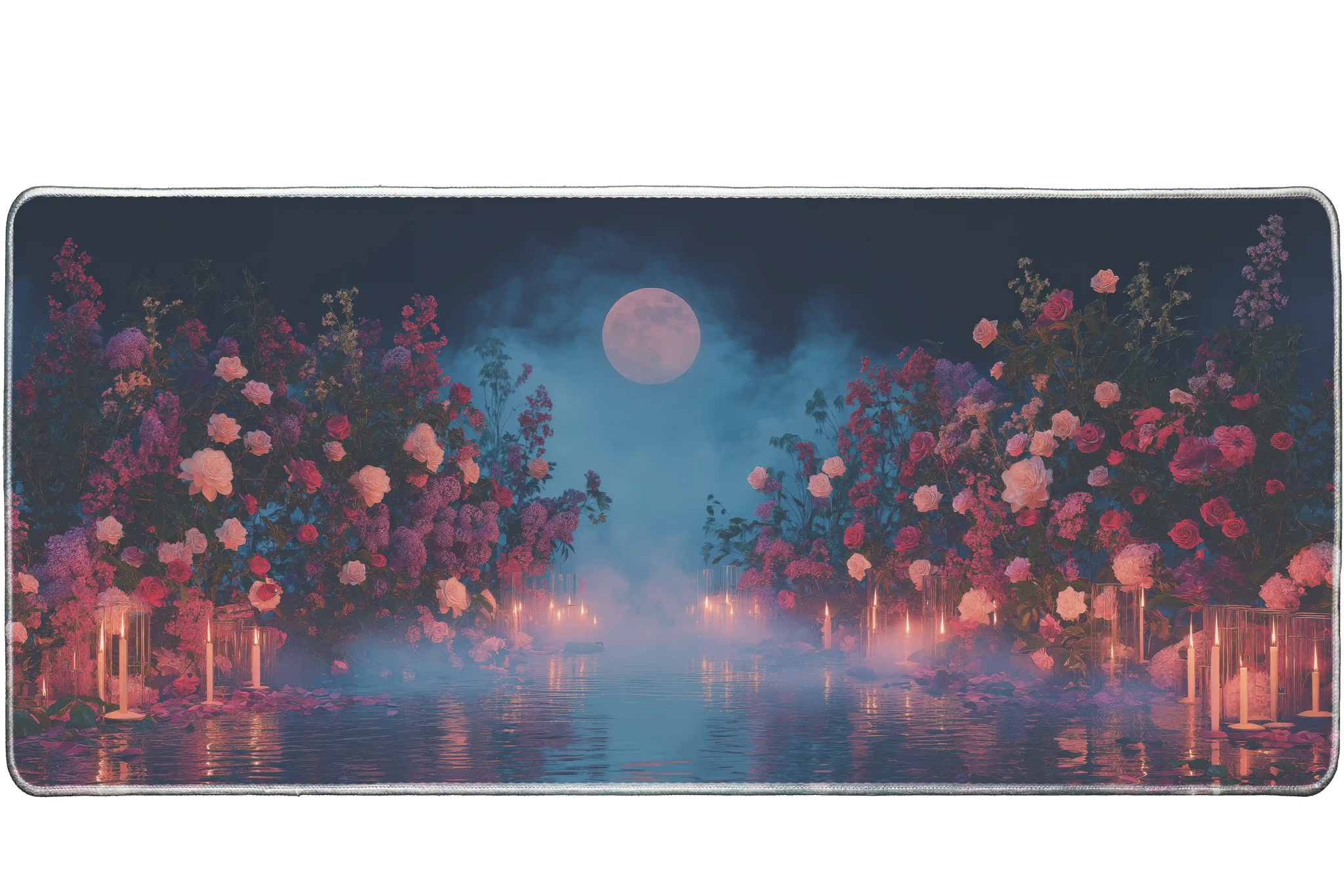 Fantasy 36x16in custom mouse pad, stitched edge – PrintMyPad
