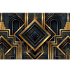 Abstract 900x400mm custom desk mat, non-slip rubber – PrintMyPad