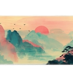 Landscape 900x400mm custom mouse pad, non-slip backing – PrintMyPad