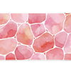 Pink Watercolor Mosaic desk mat artwork in a wide product view