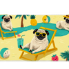 Animals 36x16in custom mouse mat, washable fabric – Print My Pad