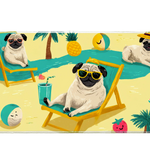 Animals 36x16in custom mouse mat, washable fabric – Print My Pad