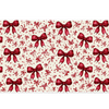 Watercolor Red Bow – Sketch Ribbon desk mat and mouse pad by PrintMyPad