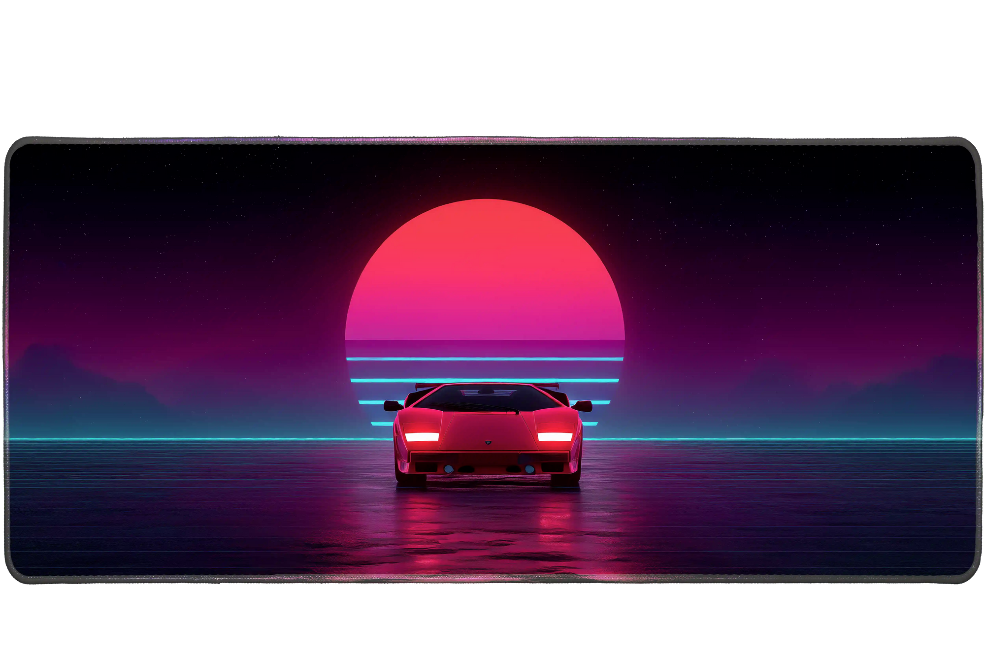 Aesthetic 36x16in custom deskmat, stitched edge – Print My Pad