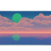Aesthetic 36x16in custom desk pad, stitched edge finish – PrintMyPad