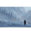 Fantasy 90x40cm custom desk mat, stitched edge surface – PrintMyPad