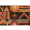 Southwestern Geometric desk mat artwork in a wide product view