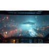 Space 90x40cm custom desk mat, stitched edge – Print My Pad
