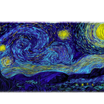 Abstract 90x40cm custom desk mat, non-slip rubber base – Print My Pad