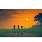 Landscape 90x40cm custom desk mat, washable fabric surface – Print My Pad
