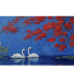 Landscape 90x40cm custom desk mat, stitched edge – Print My Pad