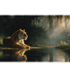 Animals 90x40cm custom desk mat, stitched edge – PrintMyPad