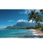 Landscape 90x40cm custom desk mat, non-slip rubber base – Print My Pad