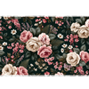 Dark Vintage Floral – Blush Rose Garden desk mat and mouse pad by PrintMyPad